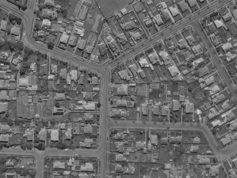 18 Saint Martins Road from the air, 1970-1974