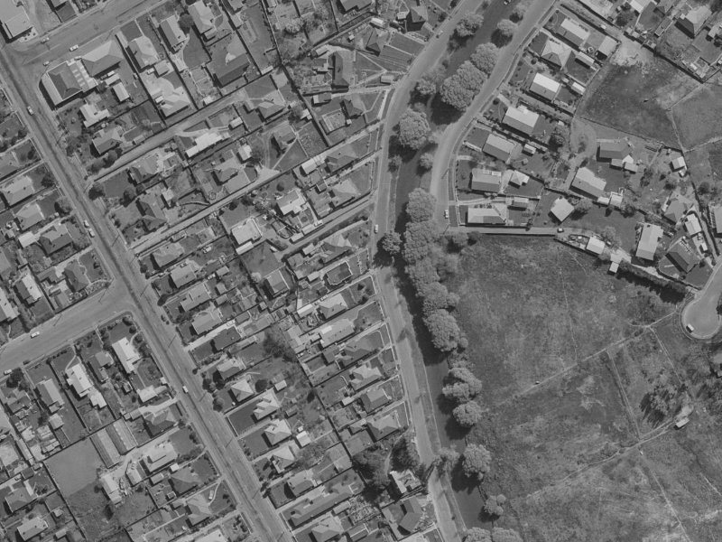 276 Riverlaw Terrace from the air, 1970-1974