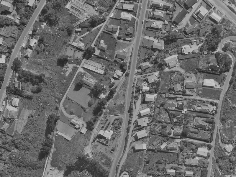 24B McCormacks Bay Road from the air, 1970-1974