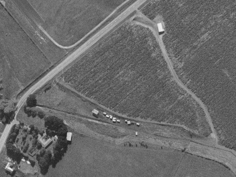 19 Highpeak Place from the air, 1970-1974