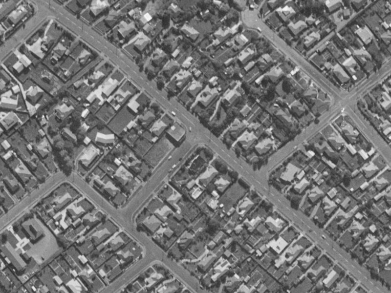 98 Hoon Hay Road from the air, 1970-1974