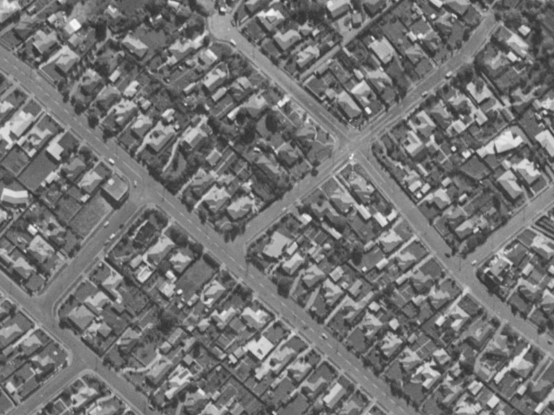 2E Smartlea Street from the air, 1970-1974