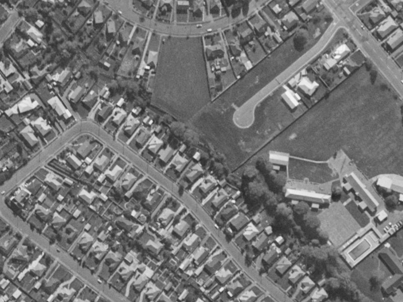 17 Urella Place from the air, 1970-1974