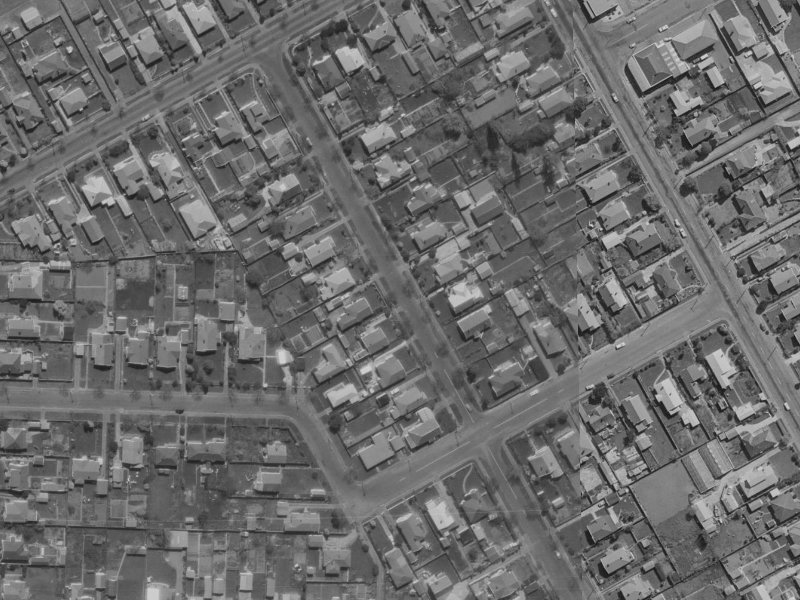 26 Ngaio Street from the air, 1970-1974