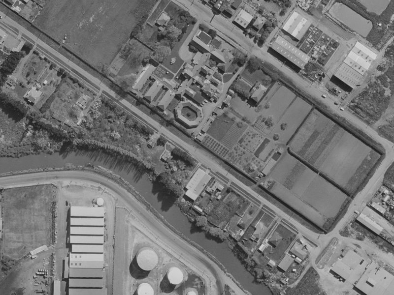 56C Broad Street from the air, 1970-1974