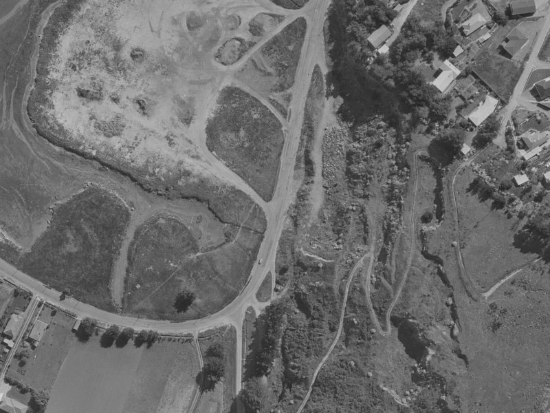 118–132 McCormacks Bay Road from the air, 1970-1974