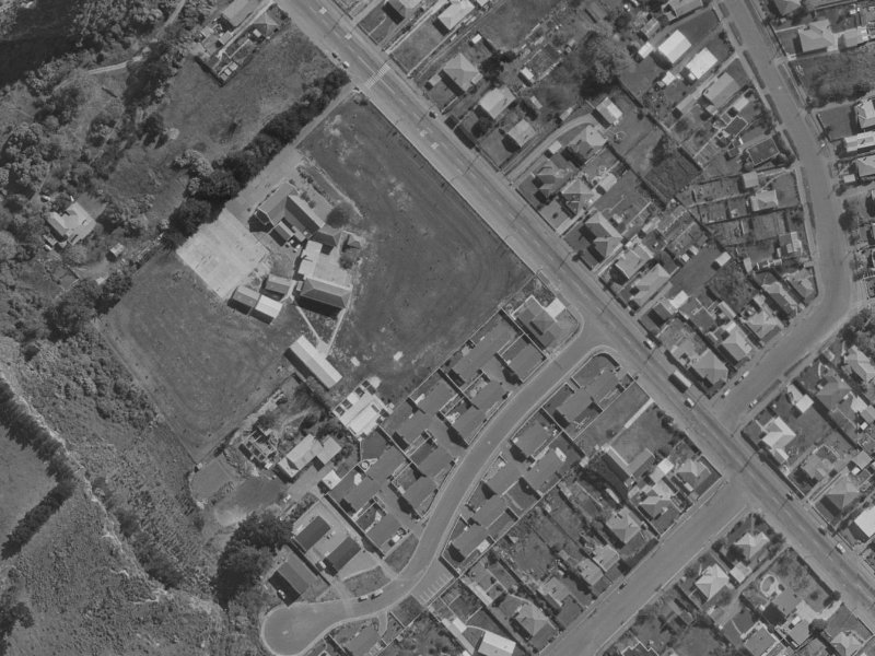 8 Raekura Place from the air, 1970-1974