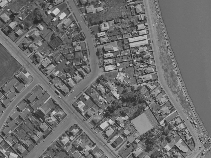 12 Celia Street from the air, 1970-1974