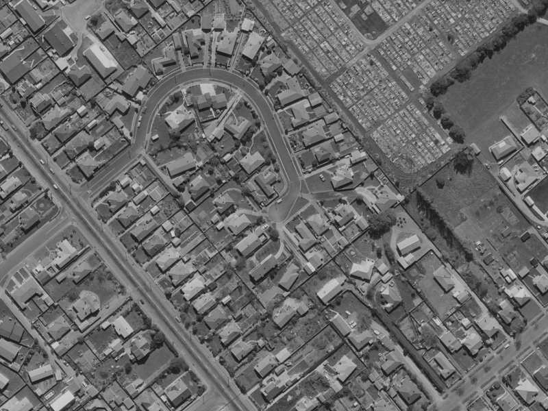 20 Deloraine Street from the air, 1970-1974