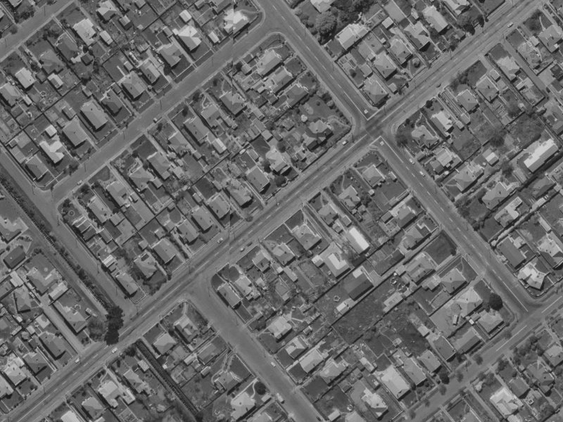 86A Somerfield Street from the air, 1970-1974