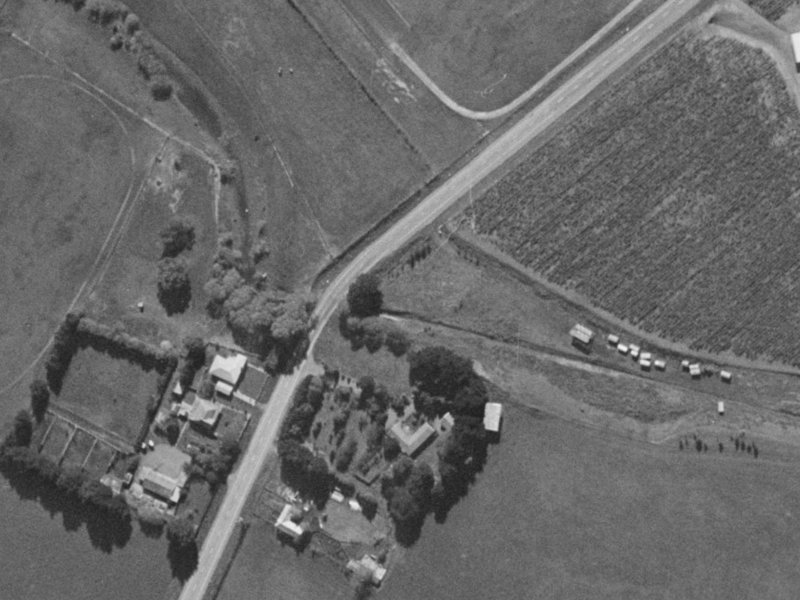 269R Wigram Road from the air, 1970-1974
