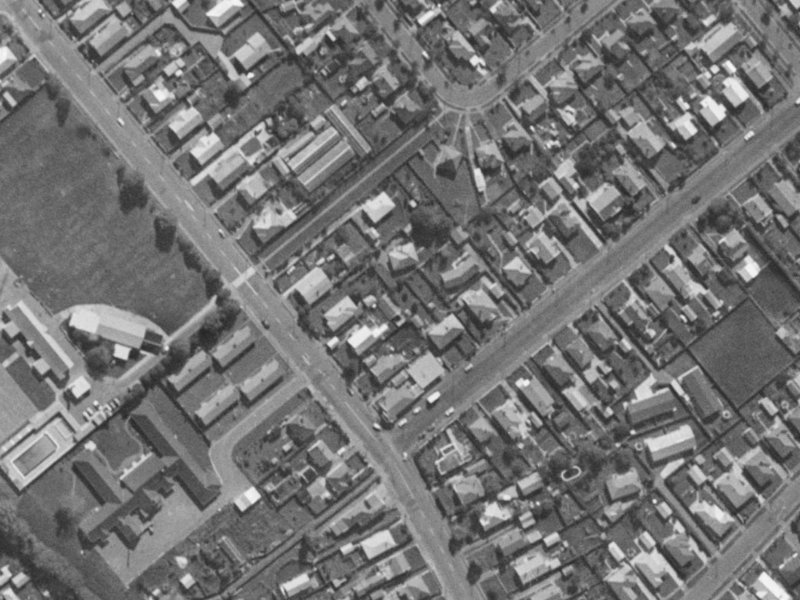 11A Stourbridge Street from the air, 1970-1974