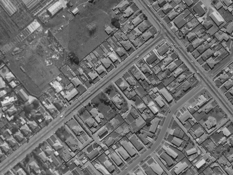18 Strauss Place from the air, 1970-1974