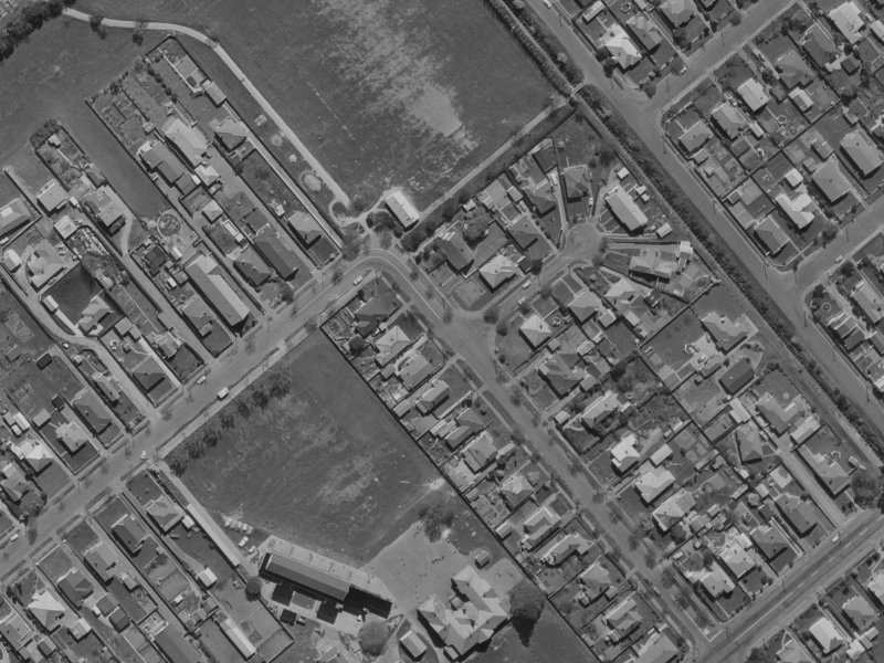 67 Studholme Street from the air, 1970-1974