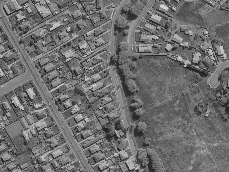 282 Riverlaw Terrace from the air, 1970-1974