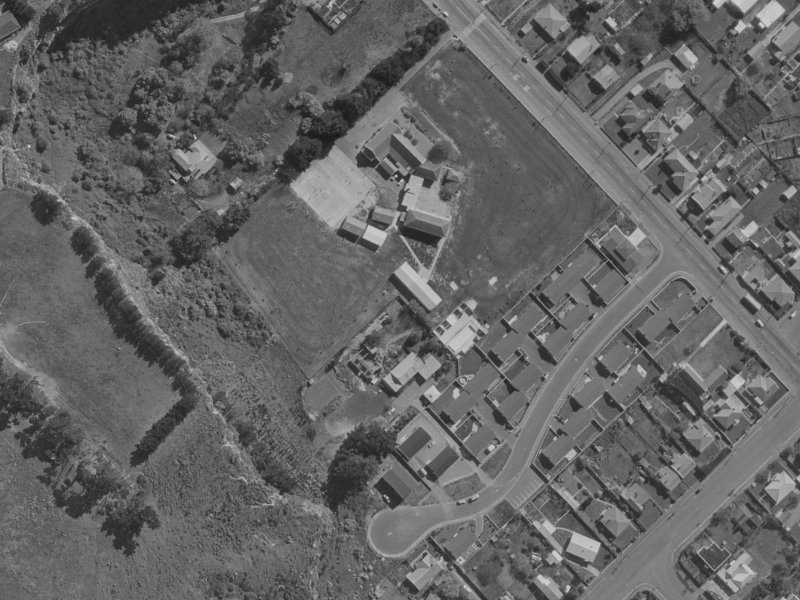 30 Raekura Place from the air, 1970-1974