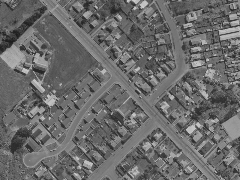 1 Raekura Place from the air, 1970-1974