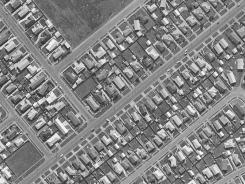 168 Halswell Road from the air, 1970-1974