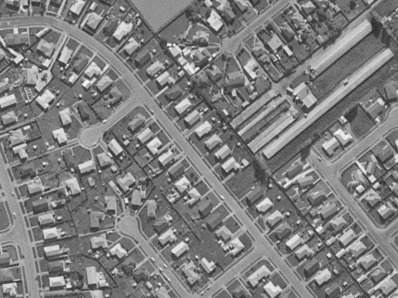 37 Redgrave Street from the air, 1970-1974