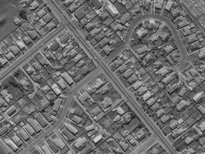 181 Barrington Street from the air, 1970-1974