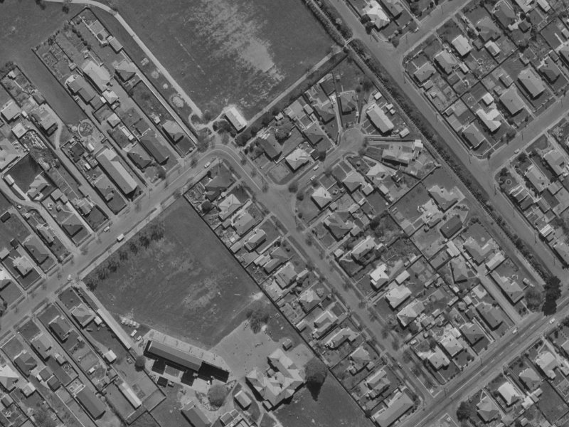 71 Studholme Street from the air, 1970-1974