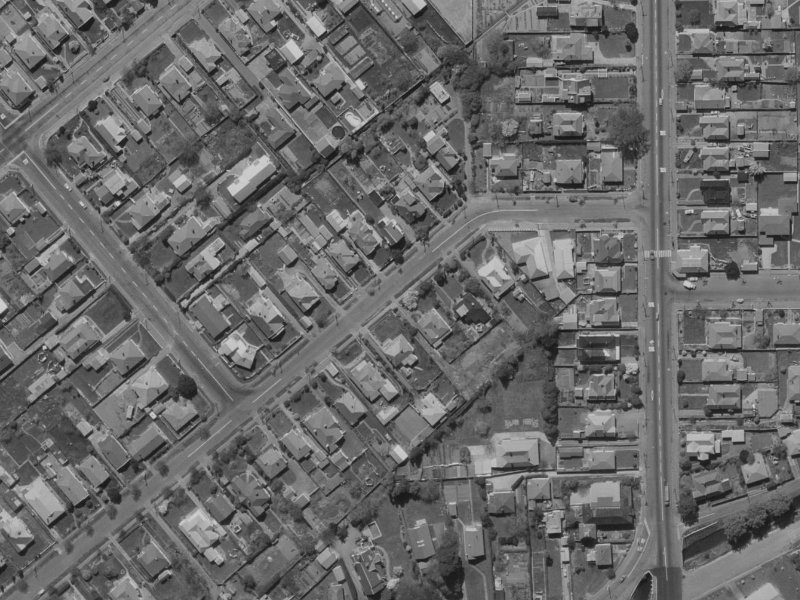 34 Aylmer Street from the air, 1970-1974