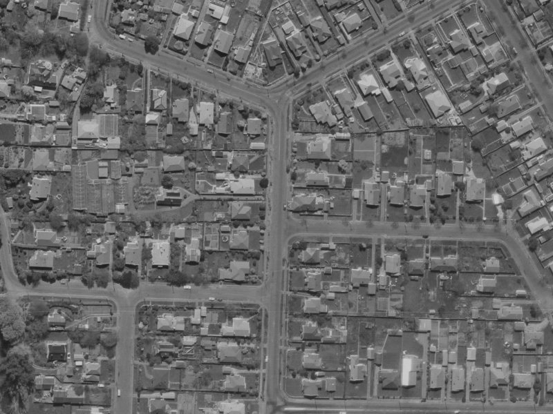 14 St Martins Road from the air, 1970-1974