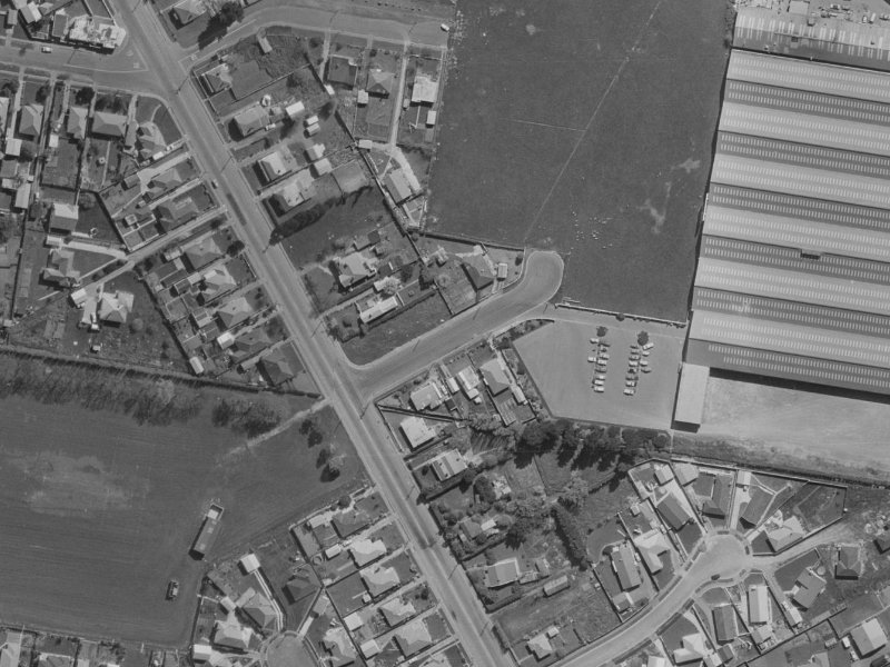 1E Kennedy Place from the air, 1970-1974