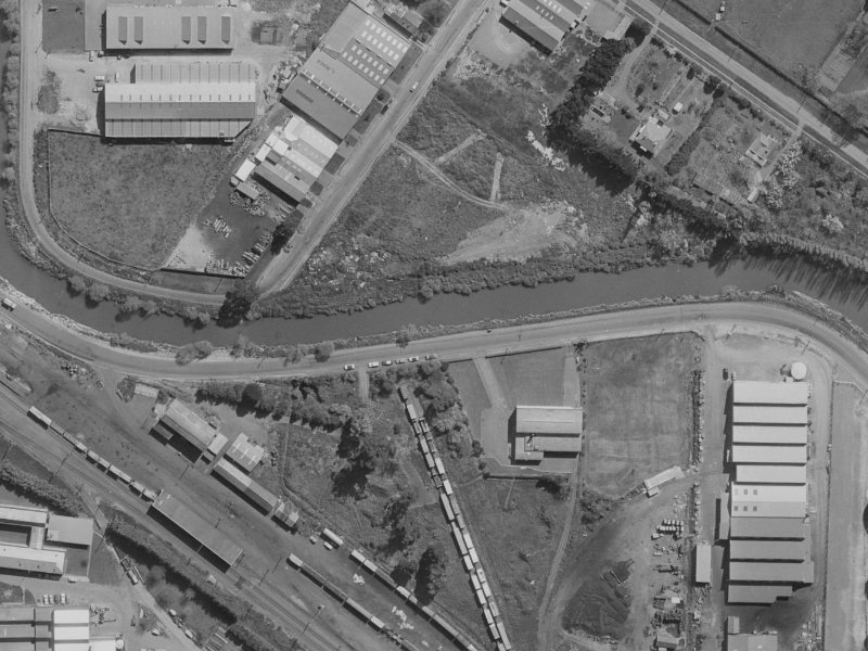 206 Cumnor Terrace from the air, 1970-1974