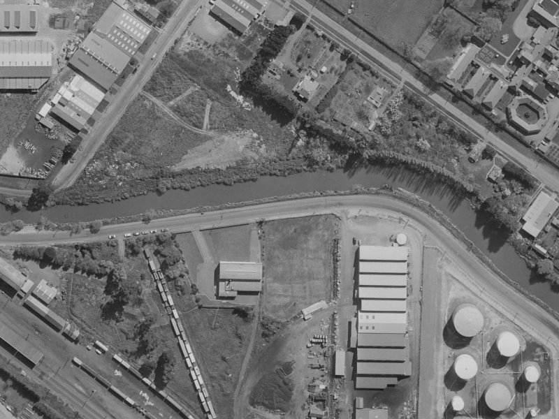 214 Cumnor Terrace from the air, 1970-1974