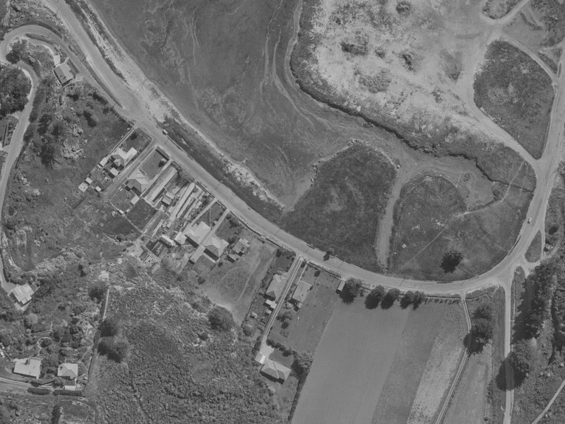 92–102 McCormacks Bay Road from the air, 1970-1974