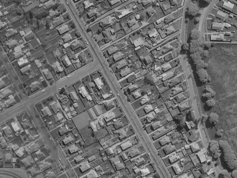66 Wilsons Road from the air, 1970-1974