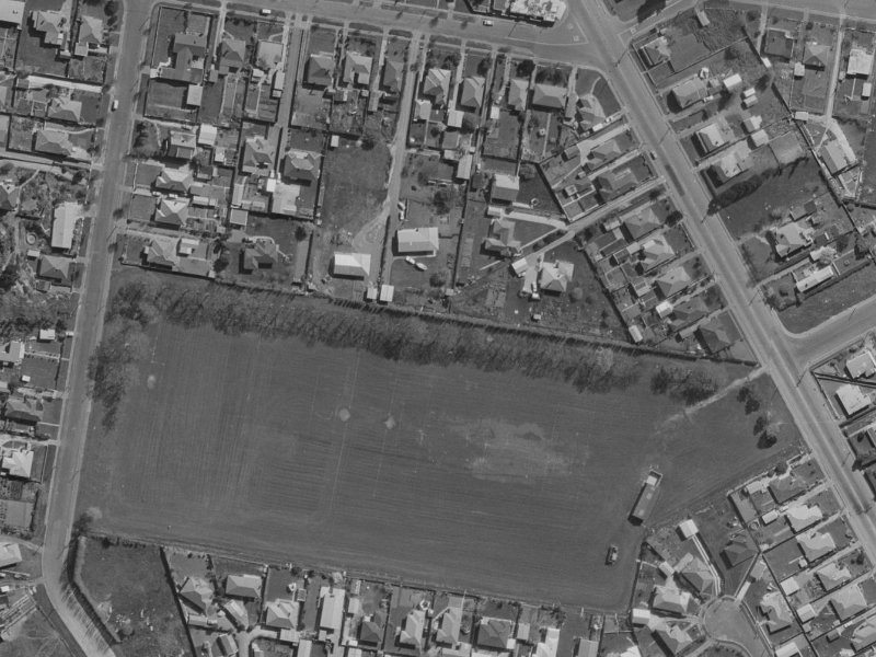 66A Grange Street from the air, 1970-1974