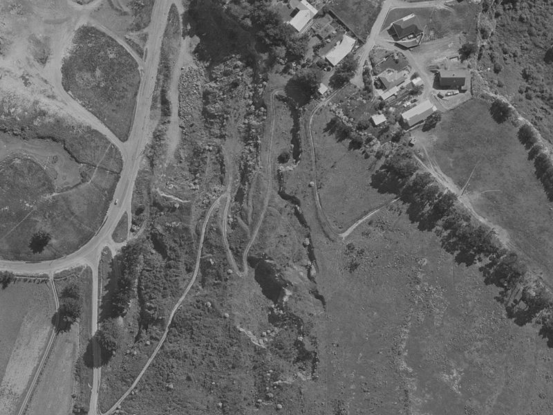 34 Glenstrae Road from the air, 1970-1974