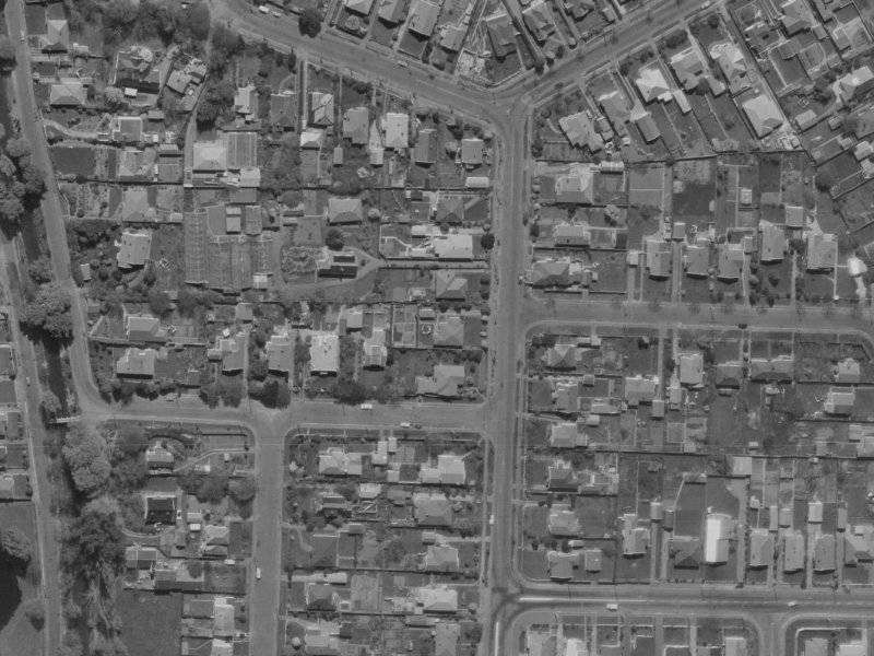 9 St Martins Road from the air, 1970-1974