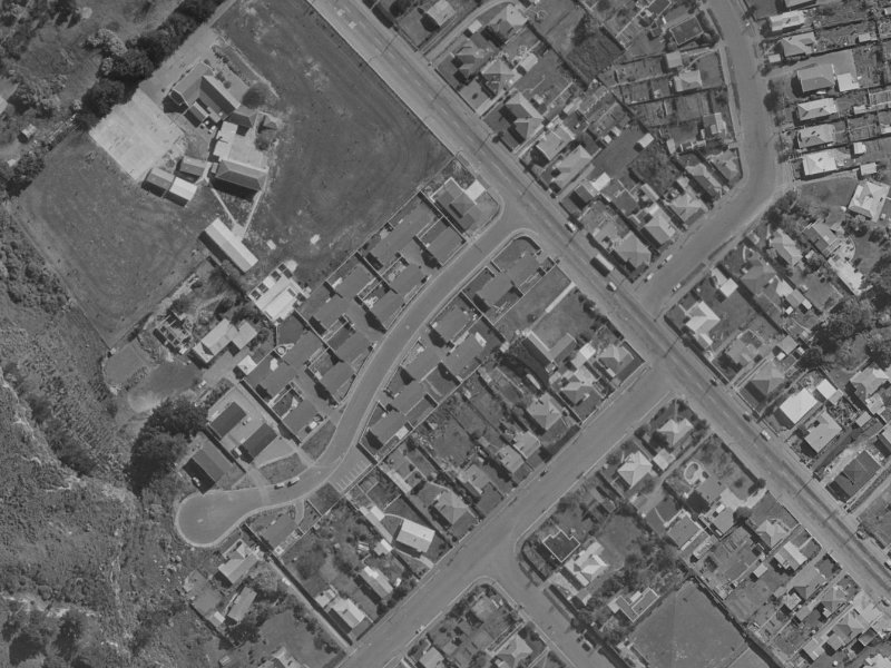 5 Raekura Place from the air, 1970-1974