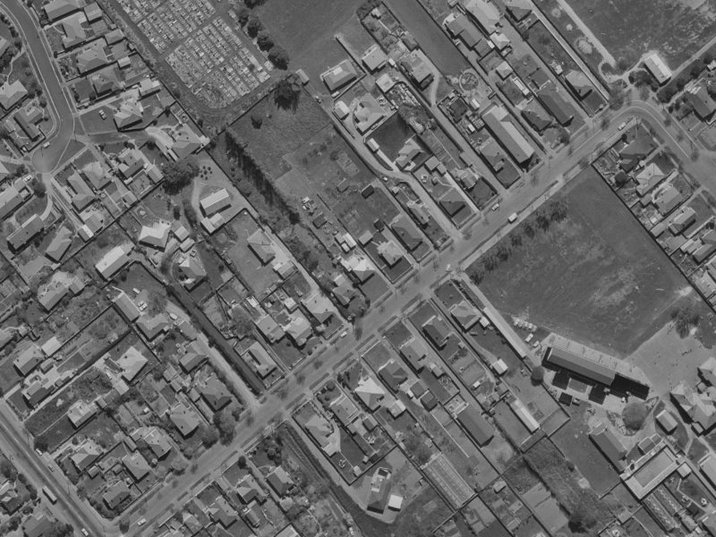 31 Studholme Street from the air, 1970-1974
