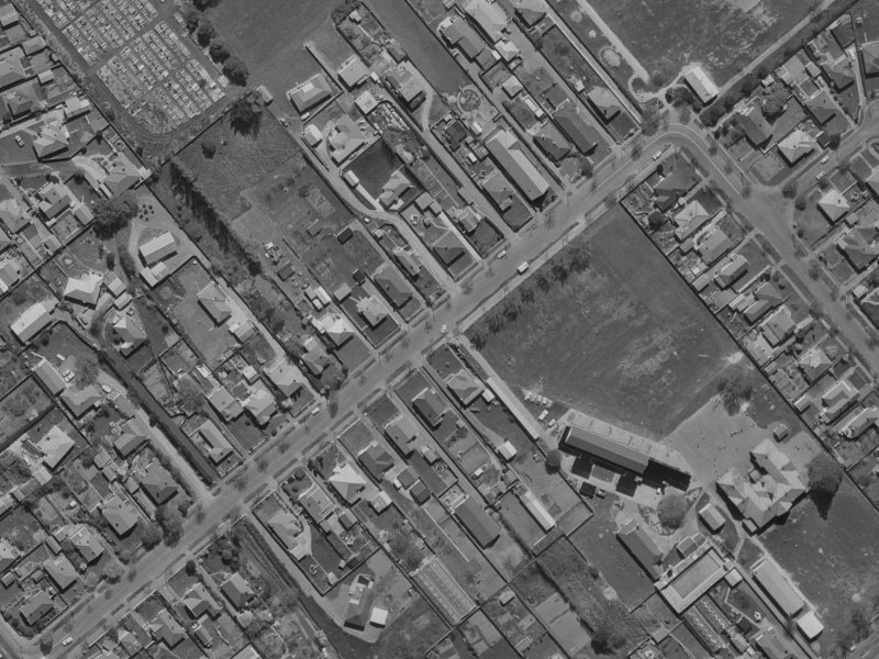 40 Studholme Street from the air, 1970-1974