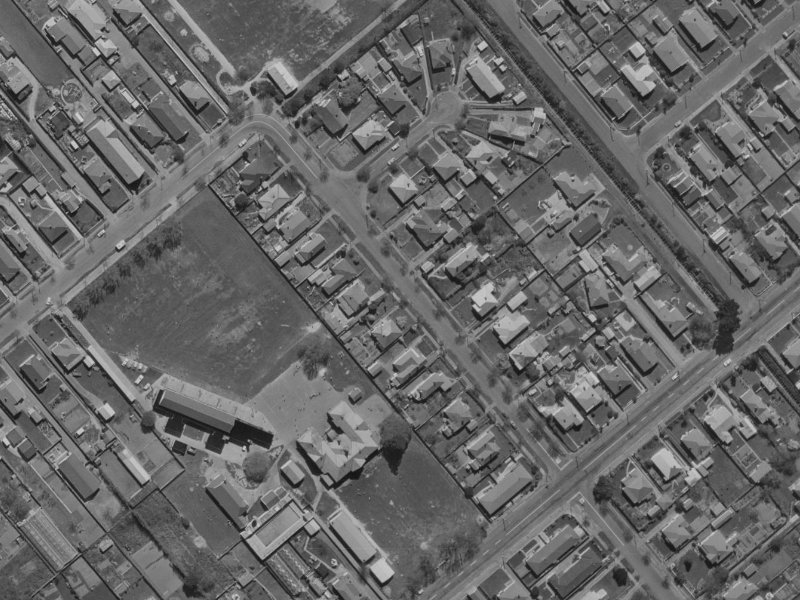 76 Studholme Street from the air, 1970-1974