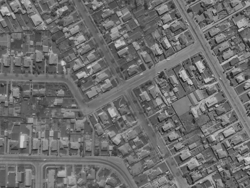 39 Ngaio Street from the air, 1970-1974