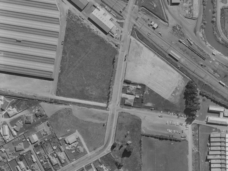 35 Curries Road from the air, 1970-1974