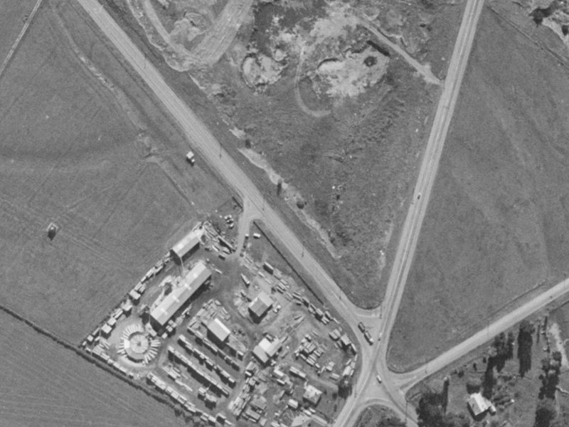 521 Halswell Junction Road from the air, 1970-1974