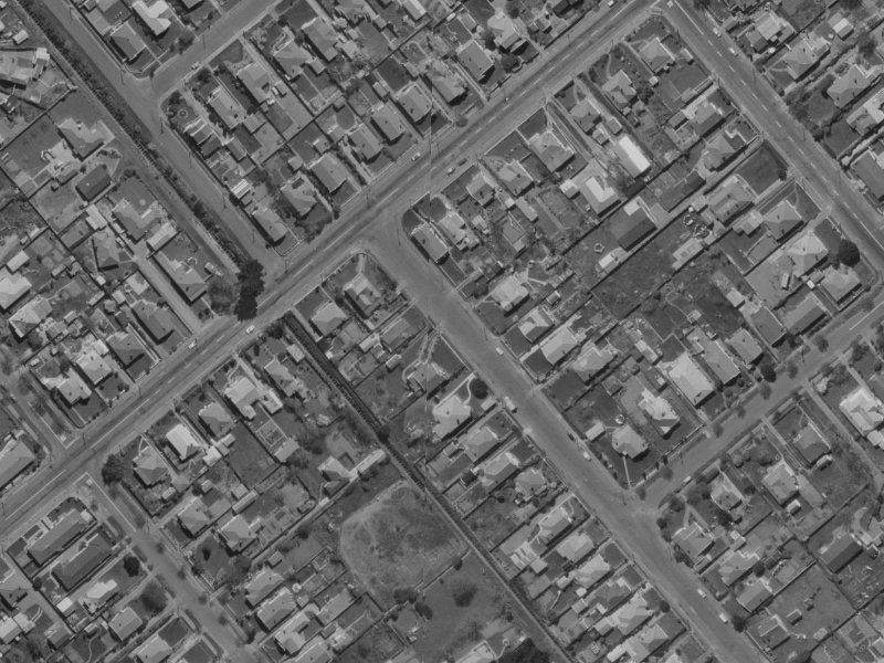 37A Young Street from the air, 1970-1974