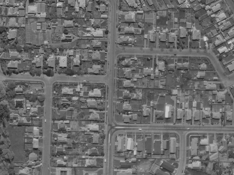 6 St Martins Road from the air, 1970-1974