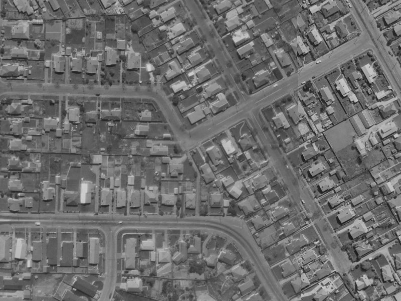 32A Koromiko Street from the air, 1970-1974