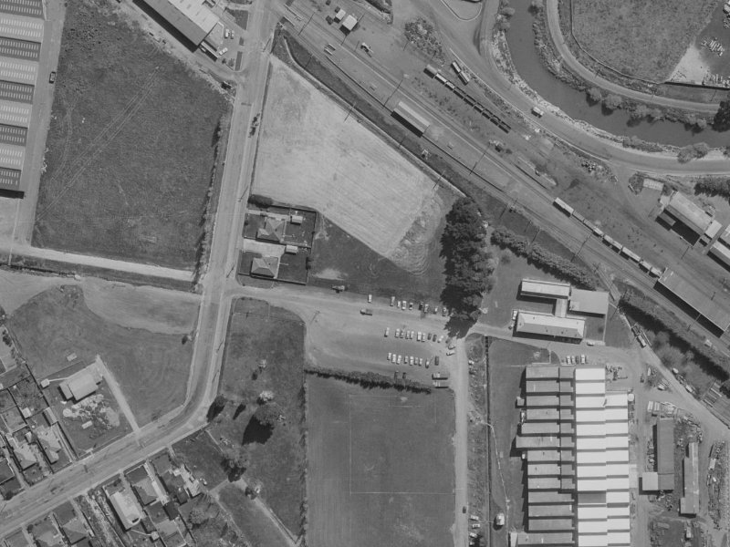3 Foundry Drive from the air, 1970-1974