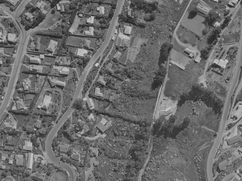 46 Aratoro Place from the air, 1970-1974