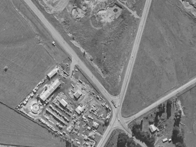 515 Halswell Junction Road from the air, 1970-1974