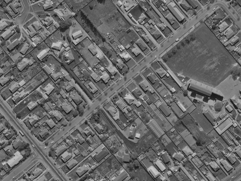 26 Studholme Street from the air, 1970-1974