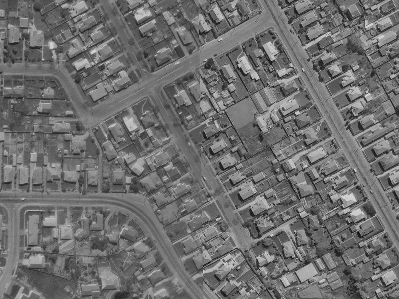 49 Ngaio Street from the air, 1970-1974